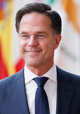 Portret van Mark Rutte